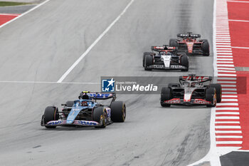 2023-06-04 - 10 GASLY Pierre (fra), Alpine F1 Team A523, action 20 MAGNUSSEN Kevin (den), Haas F1 Team VF-23 Ferrari, action 21 DE VRIES Nyck (ned), Scuderia AlphaTauri AT04, action 16 LECLERC Charles (mco), Scuderia Ferrari SF-23, action during the Formula 1 AWS Gran Premio de Espana 2023, 7th round of the 2023 Formula One World Championship from June 2 to 4, 2023 on the Circuit de Barcelona-Catalunya, in Montmelo, Spain - F1 - SPANISH GRAND PRIX 2023 - RACE - FORMULA 1 - MOTORS