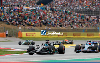 2023-06-04 - 63 RUSSELL George (gbr), Mercedes AMG F1 Team W14, action during the Formula 1 AWS Gran Premio de Espana 2023, 7th round of the 2023 Formula One World Championship from June 2 to 4, 2023 on the Circuit de Barcelona-Catalunya, in Montmelo, Spain - F1 - SPANISH GRAND PRIX 2023 - RACE - FORMULA 1 - MOTORS