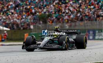 2023-06-04 - 44 HAMILTON Lewis (gbr), Mercedes AMG F1 Team W14, action during the Formula 1 AWS Gran Premio de Espana 2023, 7th round of the 2023 Formula One World Championship from June 2 to 4, 2023 on the Circuit de Barcelona-Catalunya, in Montmelo, Spain - F1 - SPANISH GRAND PRIX 2023 - RACE - FORMULA 1 - MOTORS