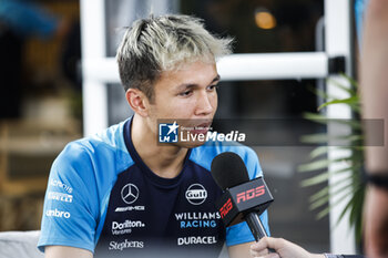 2023-06-15 - ALBON Alexander (tha), Williams Racing FW45, portrait during the Formula 1 Pirelli Grand Prix du Canada, 8th round of the 2023 Formula One World Championship from June 16 to 18, 2023 on the Circuit Gilles Villeneuve, in Montréal, Canada - F1 - CANADIAN GRAND PRIX 2023 - FORMULA 1 - MOTORS