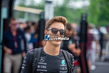 2023-06-15 - George Russell (GBR) Mercedes W14 E Performance
during Day 1 of FORMULA 1 PIRELLI GRAND PRIX DU CANADA 2023 - from 15th to 18th June 2023 in Montreal, Quebec, Canada - FORMULA 1 PIRELLI GRAND PRIX DU CANADA 2023 - FORMULA 1 - MOTORS