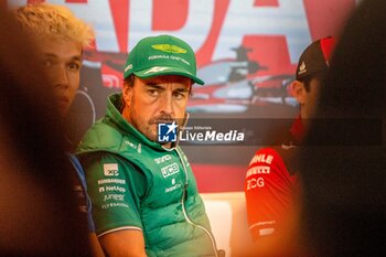 2023-06-15 - Fernando Alonso (SPA) Aston Martn AMR23
during Day 1 of FORMULA 1 PIRELLI GRAND PRIX DU CANADA 2023 - from 15th to 18th June 2023 in Montreal, Quebec, Canada - FORMULA 1 PIRELLI GRAND PRIX DU CANADA 2023 - FORMULA 1 - MOTORS