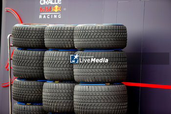 2023-06-15 - Pirelli wet tyres
during Day 1 of FORMULA 1 PIRELLI GRAND PRIX DU CANADA 2023 - from 15th to 18th June 2023 in Montreal, Quebec, Canada - FORMULA 1 PIRELLI GRAND PRIX DU CANADA 2023 - FORMULA 1 - MOTORS