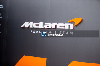 2023-06-15 - McLaren F1 Team logo

during Day 1 of FORMULA 1 PIRELLI GRAND PRIX DU CANADA 2023 - from 15th to 18th June 2023 in Montreal, Quebec, Canada - FORMULA 1 PIRELLI GRAND PRIX DU CANADA 2023 - FORMULA 1 - MOTORS