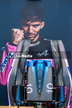 2023-06-15 - BWT Alpine F1 Team driver poster in pitlane
during Day 1 of FORMULA 1 PIRELLI GRAND PRIX DU CANADA 2023 - from 15th to 18th June 2023 in Montreal, Quebec, Canada - FORMULA 1 PIRELLI GRAND PRIX DU CANADA 2023 - FORMULA 1 - MOTORS