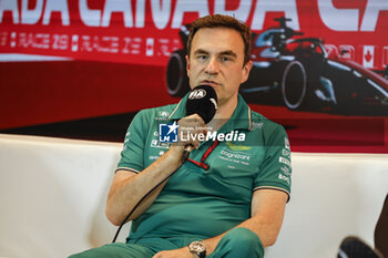2023-06-16 - FALLOWS Dan, Technical Director of Aston Martin F1 Team, portrait during the Formula 1 Pirelli Grand Prix du Canada, 8th round of the 2023 Formula One World Championship from June 16 to 18, 2023 on the Circuit Gilles Villeneuve, in Montréal, Canada - F1 - CANADIAN GRAND PRIX 2023 - FORMULA 1 - MOTORS