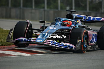2023-06-16 - 31 OCON Esteban (fra), Alpine F1 Team A523, action during the Formula 1 Pirelli Grand Prix du Canada, 8th round of the 2023 Formula One World Championship from June 16 to 18, 2023 on the Circuit Gilles Villeneuve, in Montréal, Canada - F1 - CANADIAN GRAND PRIX 2023 - FORMULA 1 - MOTORS