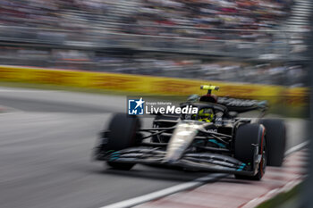 2023-06-16 - 44 HAMILTON Lewis (gbr), Mercedes AMG F1 Team W14, action during the Formula 1 Pirelli Grand Prix du Canada, 8th round of the 2023 Formula One World Championship from June 16 to 18, 2023 on the Circuit Gilles Villeneuve, in Montréal, Canada - F1 - CANADIAN GRAND PRIX 2023 - FORMULA 1 - MOTORS
