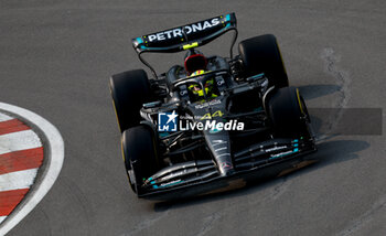 2023-06-16 - 44 HAMILTON Lewis (gbr), Mercedes AMG F1 Team W14, action during the Formula 1 Pirelli Grand Prix du Canada, 8th round of the 2023 Formula One World Championship from June 16 to 18, 2023 on the Circuit Gilles Villeneuve, in Montréal, Canada - F1 - CANADIAN GRAND PRIX 2023 - FORMULA 1 - MOTORS