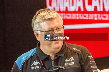 2023-06-16 - Otmar Szafnauer (USA) - Alpine F1 Team Principal
during day2, Friday, of FORMULA 1 PIRELLI GRAND PRIX DU CANADA 2023 - from 15th to 18th June 2023 in Montreal, Quebec, Canada - FORMULA 1 PIRELLI GRAND PRIX DU CANADA 2023 - FORMULA 1 - MOTORS