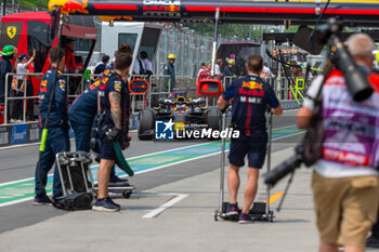 2023-06-16 - Max Verstappen (NED) Redbull Racing RB19
during day2, Friday, of FORMULA 1 PIRELLI GRAND PRIX DU CANADA 2023 - from 15th to 18th June 2023 in Montreal, Quebec, Canada - FORMULA 1 PIRELLI GRAND PRIX DU CANADA 2023 - FORMULA 1 - MOTORS
