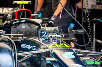 2023-06-16 - Lewis Hamilton (GBR) Mercedes W14 E Performance
during day2, Friday, of FORMULA 1 PIRELLI GRAND PRIX DU CANADA 2023 - from 15th to 18th June 2023 in Montreal, Quebec, Canada - FORMULA 1 PIRELLI GRAND PRIX DU CANADA 2023 - FORMULA 1 - MOTORS