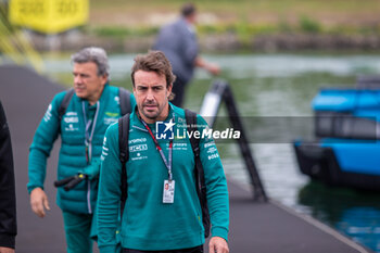 2023-06-16 - Fernando Alonso (SPA) Aston Martn AMR23
during day2, Friday, of FORMULA 1 PIRELLI GRAND PRIX DU CANADA 2023 - from 15th to 18th June 2023 in Montreal, Quebec, Canada - FORMULA 1 PIRELLI GRAND PRIX DU CANADA 2023 - FORMULA 1 - MOTORS