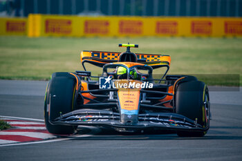 2023-06-16 - Lando Norris (GBR) McLaren MCL60
during Free Practice 2 Session, Day 2 of FORMULA 1 PIRELLI GRAND PRIX DU CANADA 2023 - from 15th to 18th June 2023 in Montreal, Quebec, Canada - FORMULA 1 PIRELLI GRAND PRIX DU CANADA 2023 - FORMULA 1 - MOTORS