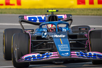 2023-06-16 - Pierre Gasly (FRA) Alpine A523
during Free Practice 2 Session, Day 2 of FORMULA 1 PIRELLI GRAND PRIX DU CANADA 2023 - from 15th to 18th June 2023 in Montreal, Quebec, Canada - FORMULA 1 PIRELLI GRAND PRIX DU CANADA 2023 - FORMULA 1 - MOTORS