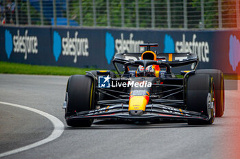 2023-06-16 - Max Verstappen (NED) Redbull Racing RB19
during Free Practice 3 on Saturday of FORMULA 1 PIRELLI GRAND PRIX DU CANADA 2023 - from 15th to 18th June 2023 in Circuit Gilles Villeneunve, Montreal, Quebec, Canada - FORMULA 1 PIRELLI GRAND PRIX DU CANADA 2023 - FORMULA 1 - MOTORS