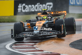 2023-06-17 - 04 NORRIS Lando (gbr), McLaren F1 Team MCL60, action during the Formula 1 Pirelli Grand Prix du Canada, 8th round of the 2023 Formula One World Championship from June 16 to 18, 2023 on the Circuit Gilles Villeneuve, in Montréal, Canada - F1 - CANADIAN GRAND PRIX 2023 - FORMULA 1 - MOTORS