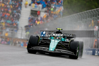 2023-06-17 - 14 ALONSO Fernando (spa), Aston Martin F1 Team AMR23, action during the Formula 1 Pirelli Grand Prix du Canada, 8th round of the 2023 Formula One World Championship from June 16 to 18, 2023 on the Circuit Gilles Villeneuve, in Montréal, Canada - F1 - CANADIAN GRAND PRIX 2023 - FORMULA 1 - MOTORS