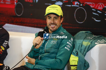 2023-06-17 - ALONSO Fernando (spa), Aston Martin F1 Team AMR23, portrait press conference during the Formula 1 Pirelli Grand Prix du Canada, 8th round of the 2023 Formula One World Championship from June 16 to 18, 2023 on the Circuit Gilles Villeneuve, in Montréal, Canada - F1 - CANADIAN GRAND PRIX 2023 - FORMULA 1 - MOTORS