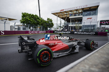 2023-06-17 - 24 ZHOU Guanyu (chi), Alfa Romeo F1 Team Stake C43, action during the Formula 1 Pirelli Grand Prix du Canada, 8th round of the 2023 Formula One World Championship from June 16 to 18, 2023 on the Circuit Gilles Villeneuve, in Montréal, Canada - F1 - CANADIAN GRAND PRIX 2023 - FORMULA 1 - MOTORS