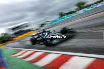2023-06-17 - 63 RUSSELL George (gbr), Mercedes AMG F1 Team W14, action during the Formula 1 Pirelli Grand Prix du Canada, 8th round of the 2023 Formula One World Championship from June 16 to 18, 2023 on the Circuit Gilles Villeneuve, in Montréal, Canada - F1 - CANADIAN GRAND PRIX 2023 - FORMULA 1 - MOTORS
