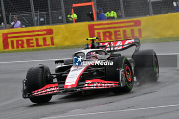 2023-06-17 - 27 HULKENBERG Nico (ger), Haas F1 Team VF-23 Ferrari, action during the Formula 1 Pirelli Grand Prix du Canada, 8th round of the 2023 Formula One World Championship from June 16 to 18, 2023 on the Circuit Gilles Villeneuve, in Montréal, Canada - F1 - CANADIAN GRAND PRIX 2023 - FORMULA 1 - MOTORS