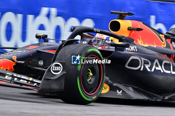 2023-06-17 - 01 VERSTAPPEN Max (nld), Red Bull Racing RB19, action during the Formula 1 Pirelli Grand Prix du Canada, 8th round of the 2023 Formula One World Championship from June 16 to 18, 2023 on the Circuit Gilles Villeneuve, in Montréal, Canada - F1 - CANADIAN GRAND PRIX 2023 - FORMULA 1 - MOTORS