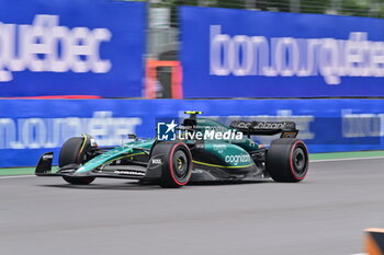 2023-06-17 - 14 ALONSO Fernando (spa), Aston Martin F1 Team AMR23, action during the Formula 1 Pirelli Grand Prix du Canada, 8th round of the 2023 Formula One World Championship from June 16 to 18, 2023 on the Circuit Gilles Villeneuve, in Montréal, Canada - F1 - CANADIAN GRAND PRIX 2023 - FORMULA 1 - MOTORS