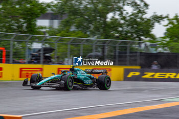 2023-06-17 - Fernando Alonso (SPA) Aston Martn AMR23
during Day Qualify session on Saturday of FORMULA 1 PIRELLI GRAND PRIX DU CANADA 2023 - from 15th to 18th June 2023 at Circuit Gilles Villeneuve, Montreal, Quebec, Canada - FORMULA 1 PIRELLI GRAND PRIX DU CANADA 2023 - FORMULA 1 - MOTORS