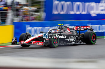 2023-06-17 - Nico Hulkenberg (GER) Haas F1 Team
during Day Qualify session on Saturday of FORMULA 1 PIRELLI GRAND PRIX DU CANADA 2023 - from 15th to 18th June 2023 at Circuit Gilles Villeneuve, Montreal, Quebec, Canada - FORMULA 1 PIRELLI GRAND PRIX DU CANADA 2023 - FORMULA 1 - MOTORS