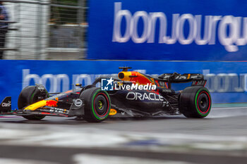 2023-06-17 - Max Verstappen (NED) Redbull Racing RB19
during Qualify session on Saturday 17th June - FORMULA 1 PIRELLI GRAND PRIX DU CANADA 2023 - from 15th to 18th June 2023 at Circuit Gilles Villeneuve, Montreal, Quebec, Canada - FORMULA 1 PIRELLI GRAND PRIX DU CANADA 2023 - FORMULA 1 - MOTORS