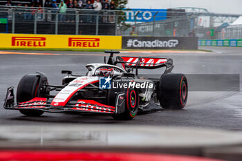 2023-06-17 - Kevin Magnussen (SVE) Haas VF-23
during Qualify session on Saturday 17th June - FORMULA 1 PIRELLI GRAND PRIX DU CANADA 2023 - from 15th to 18th June 2023 at Circuit Gilles Villeneuve, Montreal, Quebec, Canada - FORMULA 1 PIRELLI GRAND PRIX DU CANADA 2023 - FORMULA 1 - MOTORS