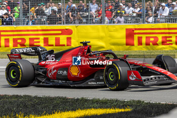 2023-06-18 - Charles Leclerc (MON) Ferrari F1-23
during the Race on Sunday 18th June - FORMULA 1 PIRELLI GRAND PRIX DU CANADA 2023 - from 15th to 18th June 2023 at Circuit Gilles Villeneuve, Montreal, Quebec, Canada - FORMULA 1 PIRELLI GRAND PRIX DU CANADA 2023 - FORMULA 1 - MOTORS