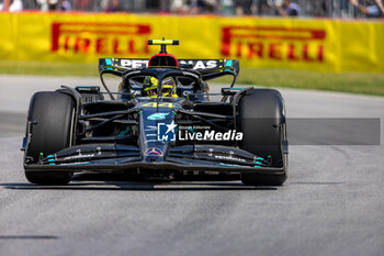 2023-06-18 - Lewis Hamilton (GBR) Mercedes W14 E Performance
during the Race on Sunday 18th June - FORMULA 1 PIRELLI GRAND PRIX DU CANADA 2023 - from 15th to 18th June 2023 at Circuit Gilles Villeneuve, Montreal, Quebec, Canada - FORMULA 1 PIRELLI GRAND PRIX DU CANADA 2023 - FORMULA 1 - MOTORS