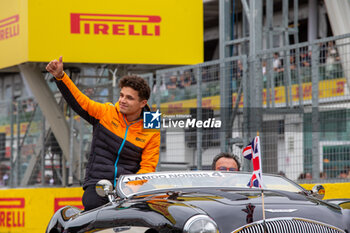 2023-06-18 - Lando Norris (GBR) McLaren MCL60
during Pre Race on Sunday 18th June - FORMULA 1 PIRELLI GRAND PRIX DU CANADA 2023 - from 15th to 18th June 2023 at Circuit Gilles Villeneuve, Montreal, Quebec, Canada - FORMULA 1 PIRELLI GRAND PRIX DU CANADA 2023 - FORMULA 1 - MOTORS