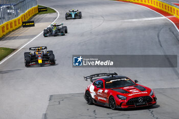 2023-06-18 - Safety Car during the Formula 1 Pirelli Grand Prix du Canada, 8th round of the 2023 Formula One World Championship from June 16 to 18, 2023 on the Circuit Gilles Villeneuve, in Montréal, Canada - F1 - CANADIAN GRAND PRIX 2023 - RACE - FORMULA 1 - MOTORS