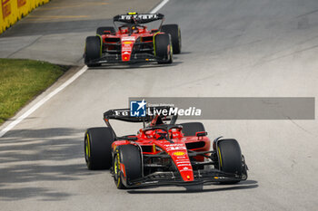 2023-06-18 - 16 LECLERC Charles (mco), Scuderia Ferrari SF-23, action during the Formula 1 Pirelli Grand Prix du Canada, 8th round of the 2023 Formula One World Championship from June 16 to 18, 2023 on the Circuit Gilles Villeneuve, in Montréal, Canada - F1 - CANADIAN GRAND PRIX 2023 - RACE - FORMULA 1 - MOTORS