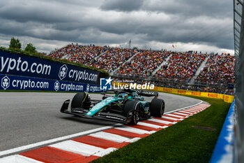 2023-06-18 - 14 ALONSO Fernando (spa), Aston Martin F1 Team AMR23, action during the Formula 1 Pirelli Grand Prix du Canada, 8th round of the 2023 Formula One World Championship from June 16 to 18, 2023 on the Circuit Gilles Villeneuve, in Montréal, Canada - F1 - CANADIAN GRAND PRIX 2023 - RACE - FORMULA 1 - MOTORS