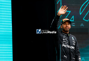 2023-06-18 - HAMILTON Lewis (gbr), Mercedes AMG F1 Team W14, portrait podium during the Formula 1 Pirelli Grand Prix du Canada, 8th round of the 2023 Formula One World Championship from June 16 to 18, 2023 on the Circuit Gilles Villeneuve, in Montréal, Canada - F1 - CANADIAN GRAND PRIX 2023 - RACE - FORMULA 1 - MOTORS
