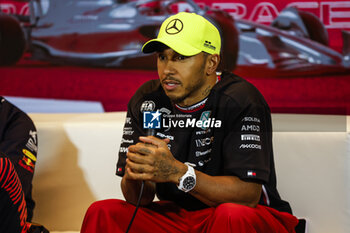 2023-06-18 - HAMILTON Lewis (gbr), Mercedes AMG F1 Team W14, portrait press conference during the Formula 1 Pirelli Grand Prix du Canada, 8th round of the 2023 Formula One World Championship from June 16 to 18, 2023 on the Circuit Gilles Villeneuve, in Montréal, Canada - F1 - CANADIAN GRAND PRIX 2023 - RACE - FORMULA 1 - MOTORS