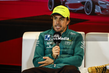 2023-06-18 - ALONSO Fernando (spa), Aston Martin F1 Team AMR23, portrait press conference during the Formula 1 Pirelli Grand Prix du Canada, 8th round of the 2023 Formula One World Championship from June 16 to 18, 2023 on the Circuit Gilles Villeneuve, in Montréal, Canada - F1 - CANADIAN GRAND PRIX 2023 - RACE - FORMULA 1 - MOTORS