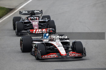 2023-06-18 - 20 MAGNUSSEN Kevin (den), Haas F1 Team VF-23 Ferrari, action 77 BOTTAS Valtteri (fin), Alfa Romeo F1 Team Stake C43, action during the Formula 1 Pirelli Grand Prix du Canada, 8th round of the 2023 Formula One World Championship from June 16 to 18, 2023 on the Circuit Gilles Villeneuve, in Montréal, Canada - F1 - CANADIAN GRAND PRIX 2023 - RACE - FORMULA 1 - MOTORS