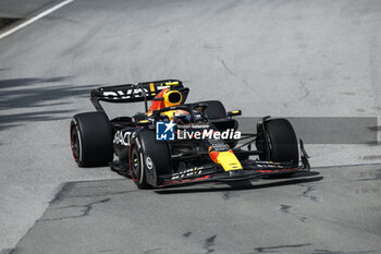 2023-06-18 - 11 PEREZ Sergio (mex), Red Bull Racing RB19, action during the Formula 1 Pirelli Grand Prix du Canada, 8th round of the 2023 Formula One World Championship from June 16 to 18, 2023 on the Circuit Gilles Villeneuve, in Montréal, Canada - F1 - CANADIAN GRAND PRIX 2023 - RACE - FORMULA 1 - MOTORS