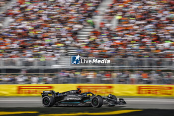 2023-06-18 - 63 RUSSELL George (gbr), Mercedes AMG F1 Team W14, action during the Formula 1 Pirelli Grand Prix du Canada, 8th round of the 2023 Formula One World Championship from June 16 to 18, 2023 on the Circuit Gilles Villeneuve, in Montréal, Canada - F1 - CANADIAN GRAND PRIX 2023 - RACE - FORMULA 1 - MOTORS