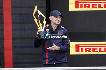 2023-06-18 - NEWEY Adrian (gbr), Chief Technical Officer of Red Bull Racing, portrait celebrates Red Bull's 100th victory podium during the Formula 1 Pirelli Grand Prix du Canada, 8th round of the 2023 Formula One World Championship from June 16 to 18, 2023 on the Circuit Gilles Villeneuve, in Montréal, Canada - F1 - CANADIAN GRAND PRIX 2023 - RACE - FORMULA 1 - MOTORS