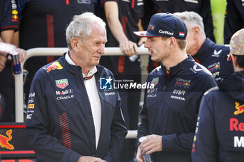 2023-06-19 - MARKO Helmut (aut), Drivers’ Manager of Red Bull Racing, portrait VERSTAPPEN Max (ned), Red Bull Racing RB19, portrait during the Formula 1 Pirelli Grand Prix du Canada, 8th round of the 2023 Formula One World Championship from June 16 to 18, 2023 on the Circuit Gilles Villeneuve, in Montréal, Canada - F1 - CANADIAN GRAND PRIX 2023 - RACE - FORMULA 1 - MOTORS