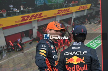 2023-07-02 - N°1 Max Verstappen NDL Oracle Red Bull Racing N°11 Sergio Perez MEX Oracle Red Bull Racing - FORMULA 1 ROLEX GROSSER PREIS VON ÖSTERREICH 2023 - RACE E PRESSCONFERENCE - FORMULA 1 - MOTORS