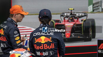 2023-07-01 - N°1 Max Verstappen NDL Oracle Red Bull Racing N°11 Sergio Perez MEX Oracle Red Bull Racing - FORMULA 1 ROLEX GROSSER PREIS VON ÖSTERREICH 2023 - SPRINT RACE - FORMULA 1 - MOTORS