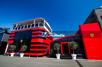 2023-06-29 - Scuderia Ferrari motorhome during the 2023 Formula 1 Rolex Grosser Preis von Osterreich, 2023 Austrian Grand Prix, 9th round of the 2023 Formula One World Championship from June 30 to July 2, 2023 on the Red Bull Ring, in Spielberg, Austria - F1 - AUSTRIAN GRAND PRIX 2023 - FORMULA 1 - MOTORS