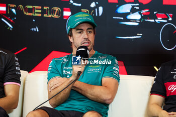 2023-06-29 - ALONSO Fernando (spa), Aston Martin F1 Team AMR23, portrait during the 2023 Formula 1 Rolex Grosser Preis von Osterreich, 2023 Austrian Grand Prix, 9th round of the 2023 Formula One World Championship from June 30 to July 2, 2023 on the Red Bull Ring, in Spielberg, Austria - F1 - AUSTRIAN GRAND PRIX 2023 - FORMULA 1 - MOTORS